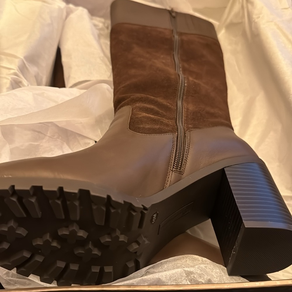 Giani Bernini Kaidyn Lug Sole Riding Boots -memory foam - Picture 3 of 7